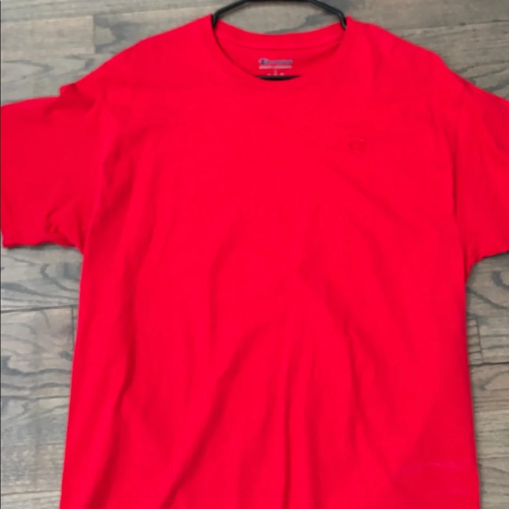 Champion Men's Bold Red Tee - Picture 7 of 9
